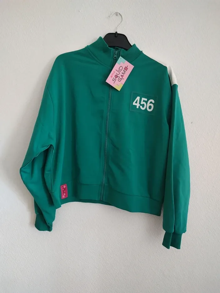 Veste zippé squid game