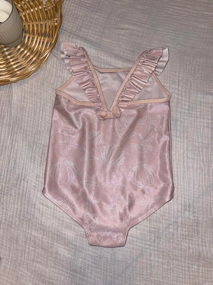 Maillot de bain rose imprimée coquillage - photo numéro 5