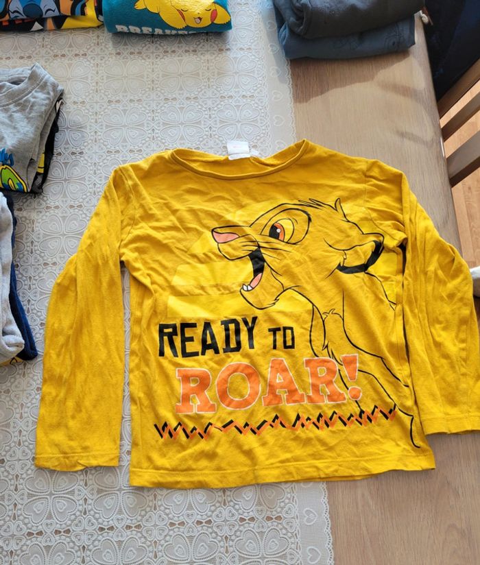 T-shirt manche longue roi lion simba