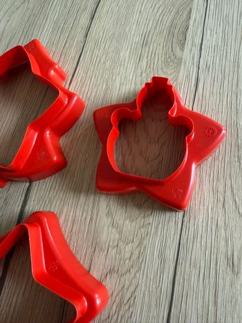 Lot 3 emporte pièce / 6 motifs Noël Tupperware