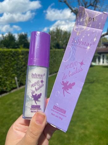 Highlighter poussière de fée argenté/blanc
