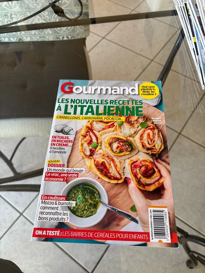 Livre de cuisine gourmand les nouvelles recettes à l’italienne
