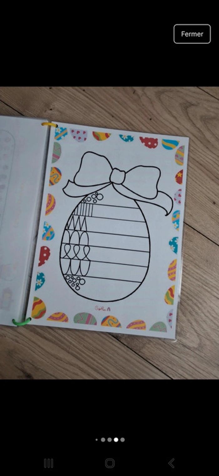 Mon livret d'activités thème paques. Pédagogie montessori. Busy book quiet book - photo numéro 17