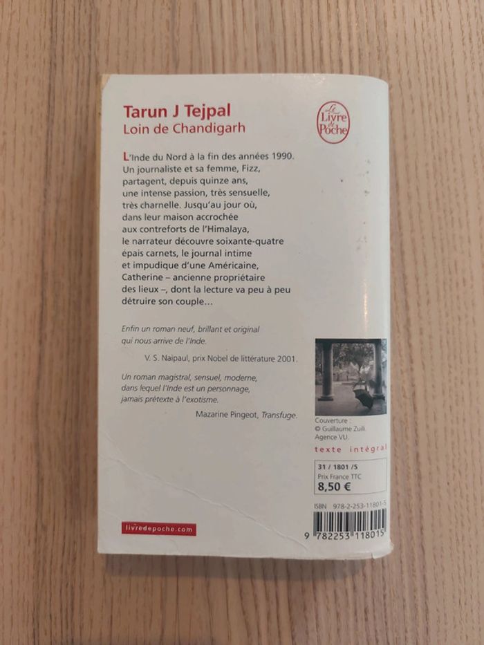Tarun J Tejpal loin de Chandigarh Livre de poche 9782253118015 - photo numéro 2