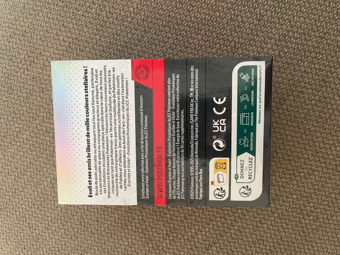 Pokémon Bundle 6 boosters EV8.5 Evolutions Prismatiques Fr Neuf - photo numéro 3