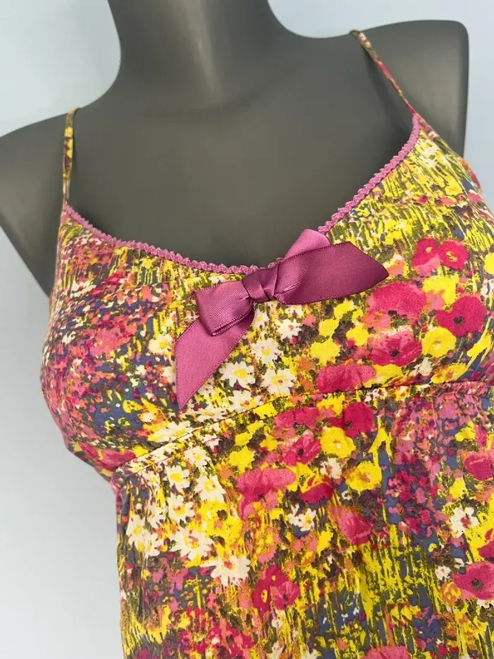 🌸 Débardeur multicolore fleuri UNDIZ – Taille M, style estival & féminin - photo numéro 2