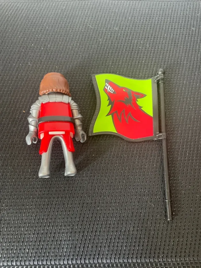 Playmobil figurine chevalier du loup 4440 5803 château - photo numéro 3