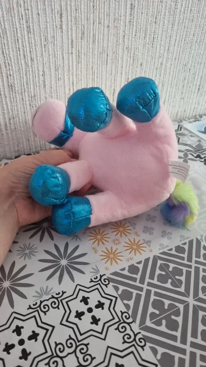 Peluche licorne rose - photo numéro 8