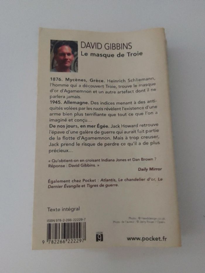 David Gibbins - Le masque de Troie - photo numéro 2