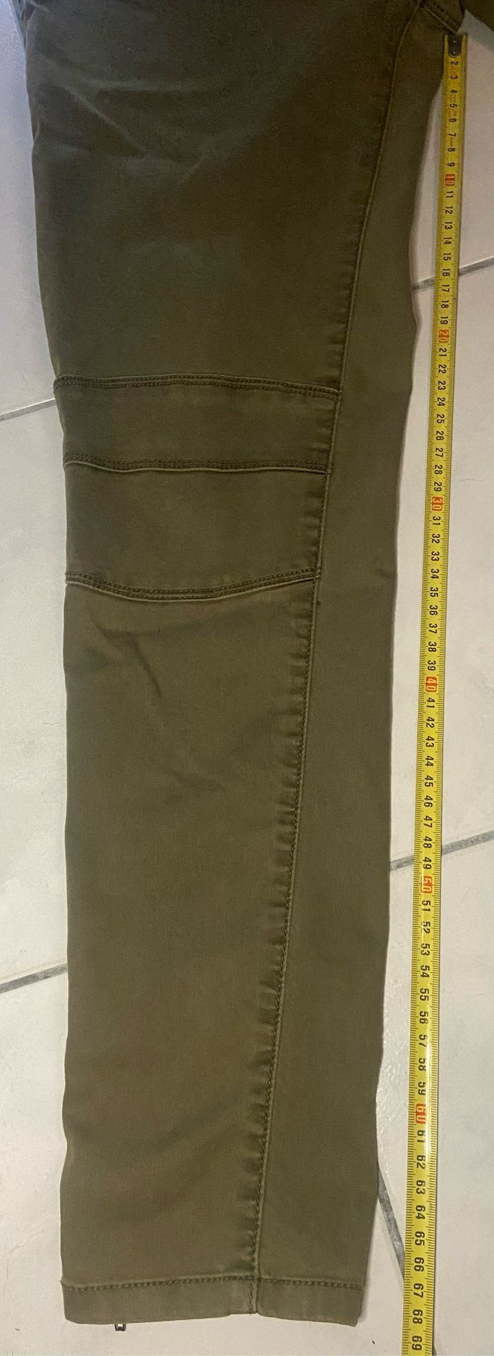 Pantalon vert kaki »Cache-Cache »à motifs - photo numéro 7