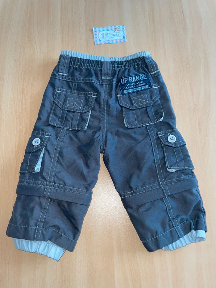 Pantalon-pantacourt 2 en 1 taille 12 mois - photo numéro 2