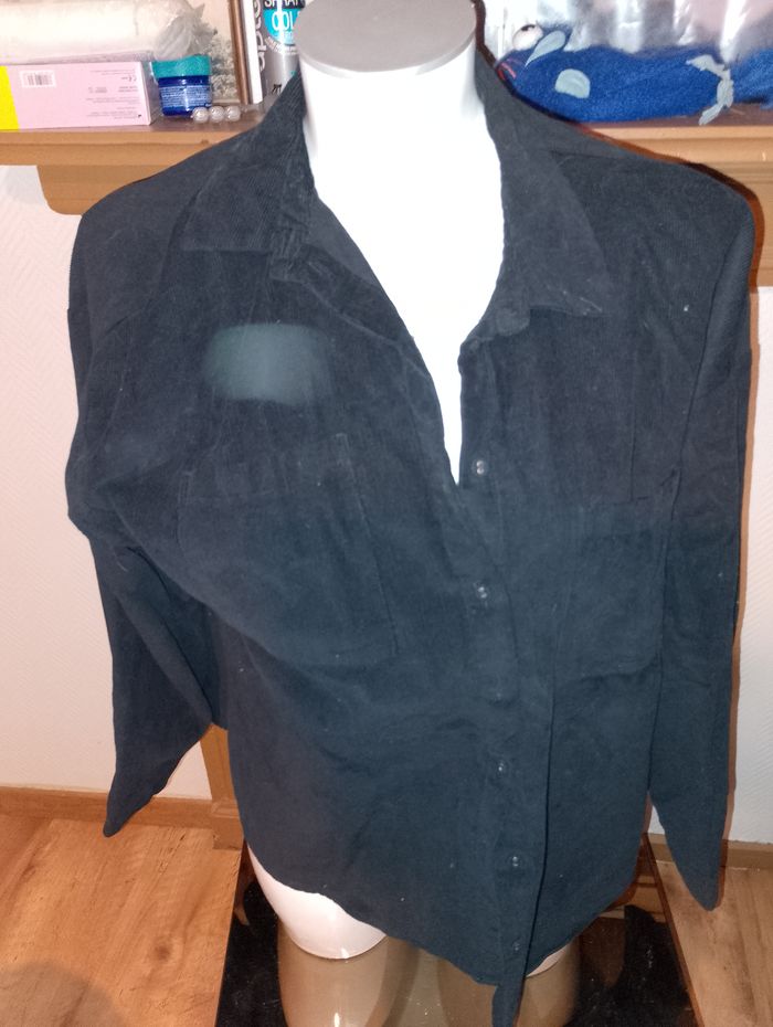 chemise noir t xs