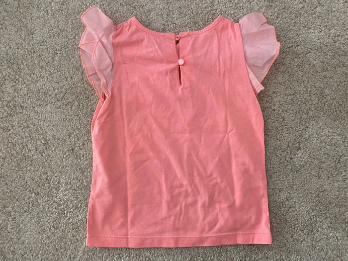 T-shirt sans manche épaules collerettes Jacadi 🌻 - photo numéro 4