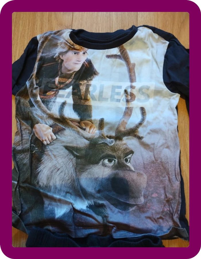 Pyjama reine des neiges taille 5 ans en très bon état - photo numéro 2