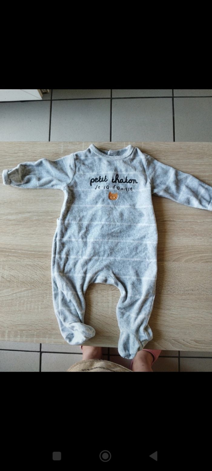 Lot 3 pyjama bébé 3 mois - photo numéro 2