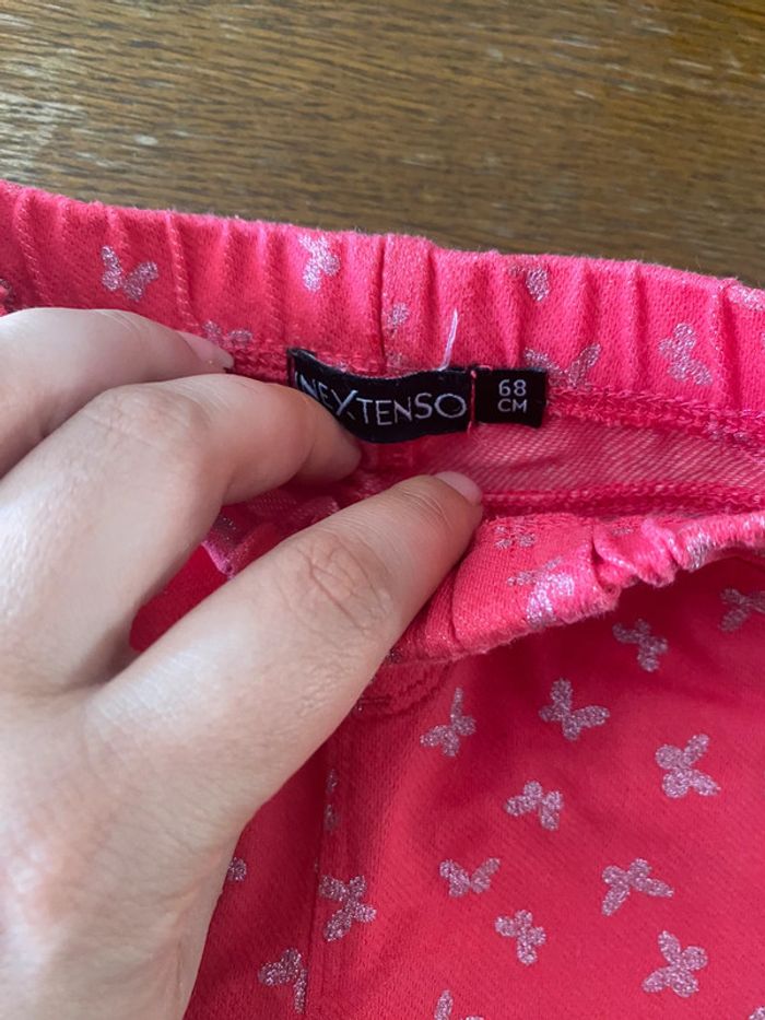 Pantalon rose fushia papillon - photo numéro 2