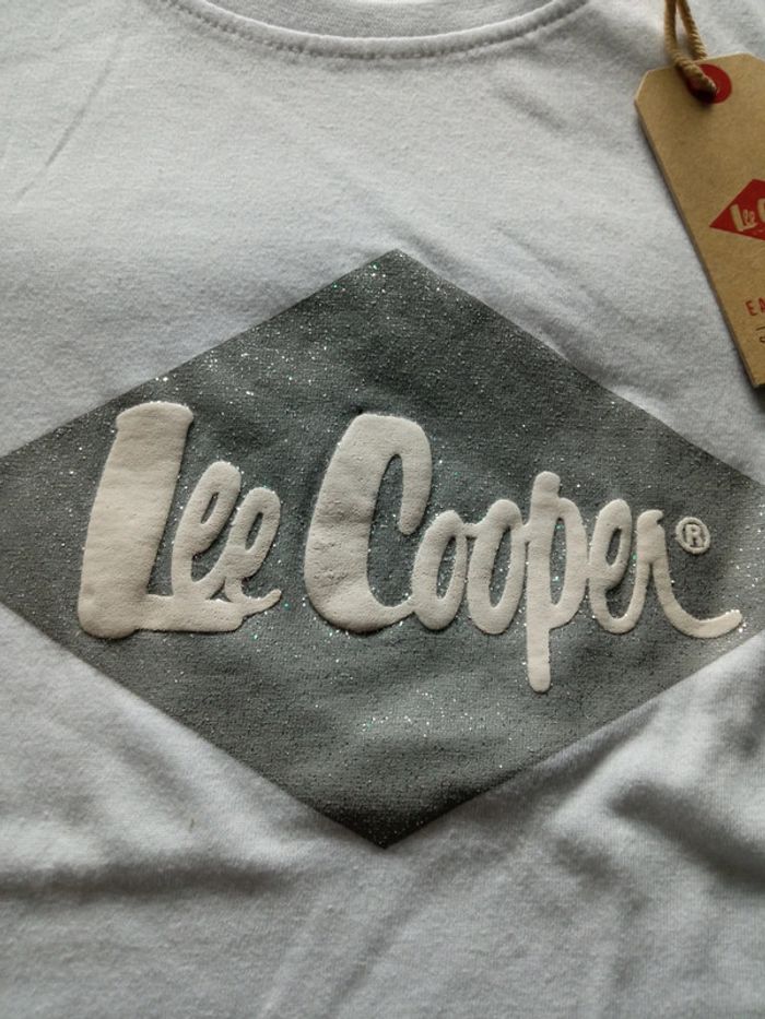 Tee-shirt blanc Lee Cooper en 10 ans. - photo numéro 2