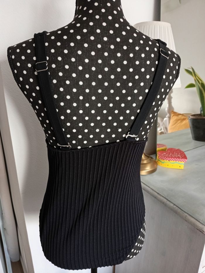 Maillot de bain côtelé noir, femme 38 - photo numéro 3