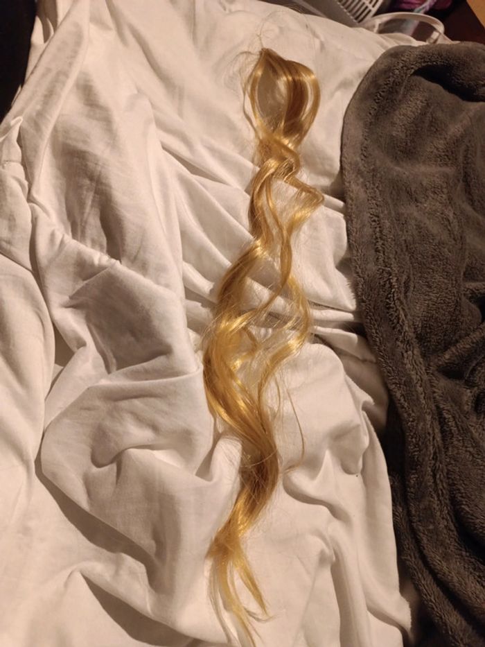 Extension mèche de cheveux blonde - photo numéro 4