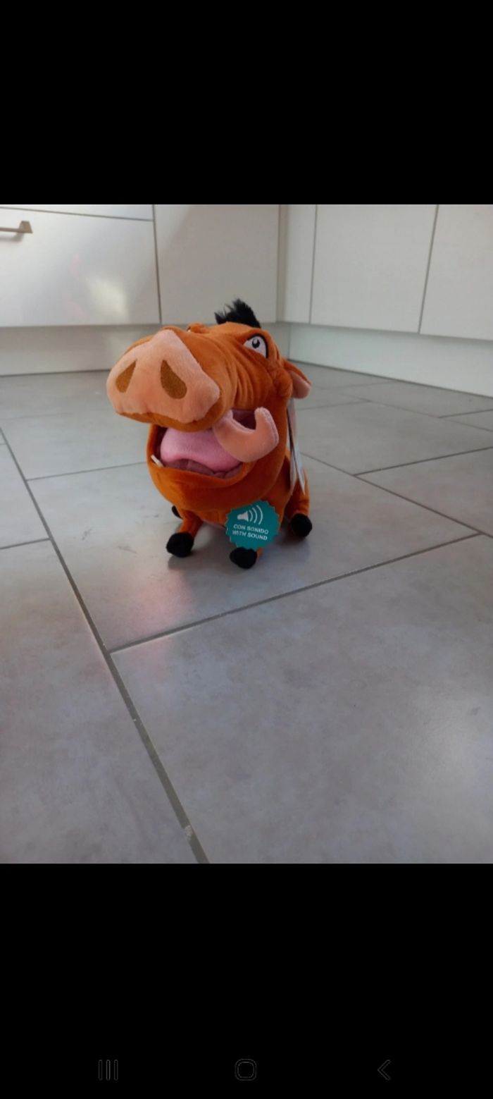 Peluche pumba roi lion