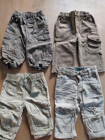 Lot pantalons bébé 12 mois