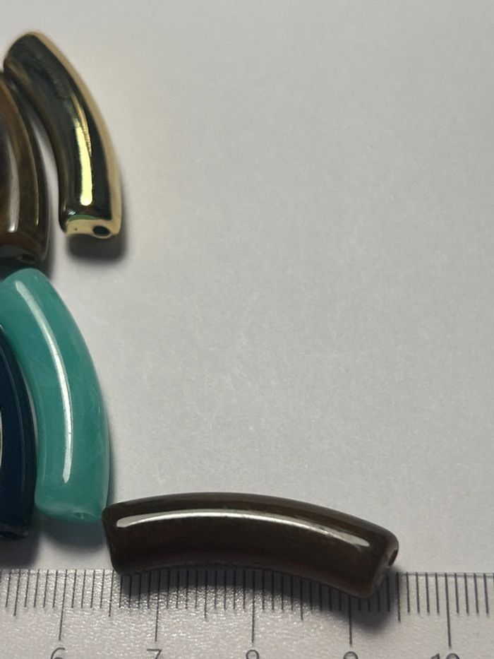 C575 10 perles macaronis - photo numéro 5