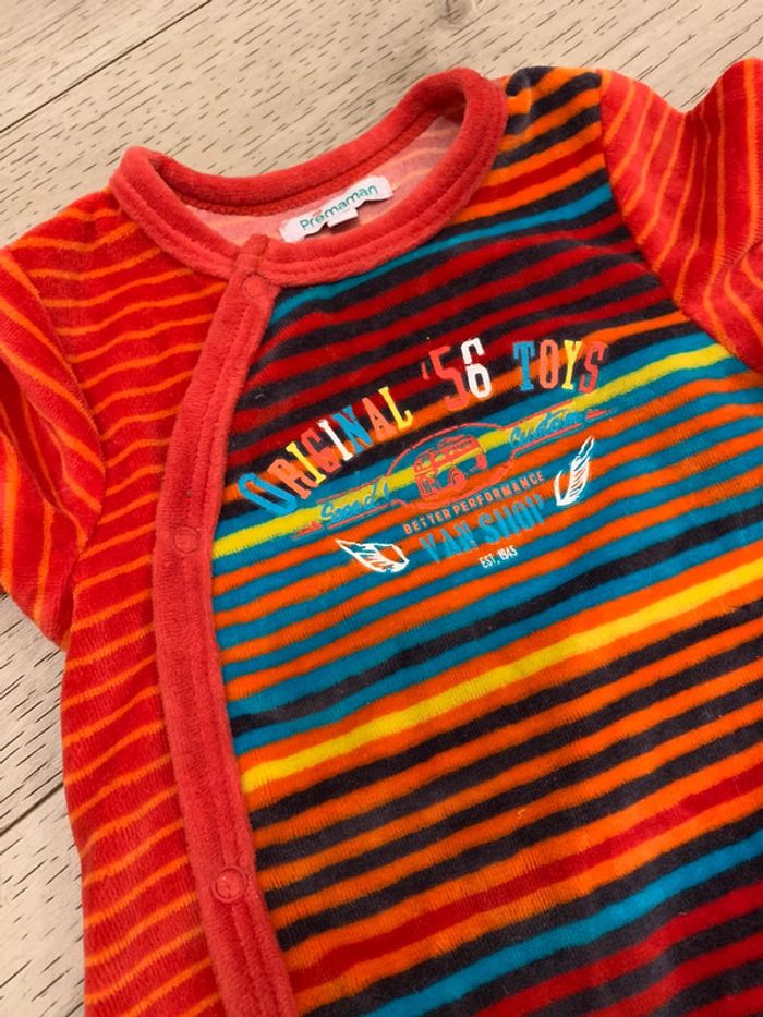 Pyjama, coloré chaud, six mois - photo numéro 4