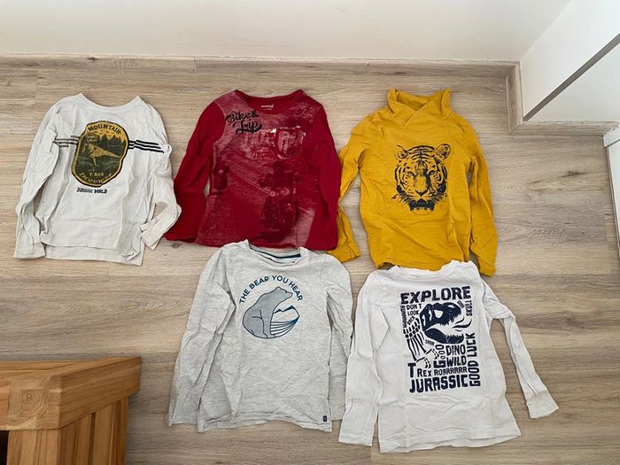 Lot 5 T-shirt ML taille 8 ans orchestra - photo numéro 2