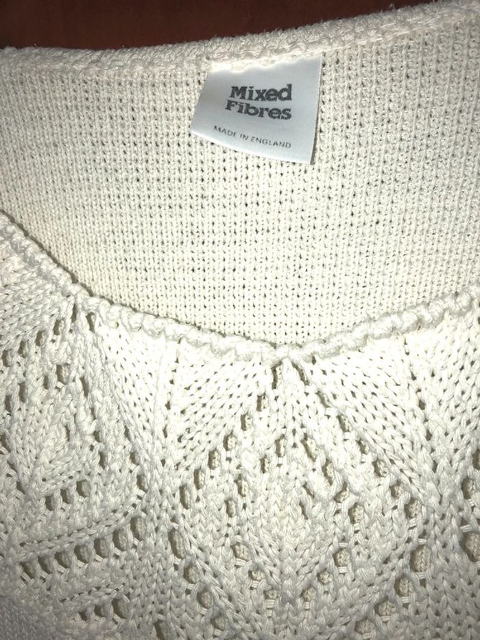 Pull blanc taille unique - photo numéro 2