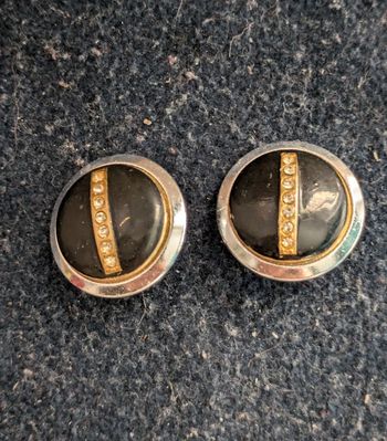 Boucles d'oreilles vintage a clips