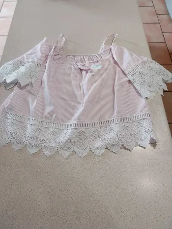 blouse a rayure
