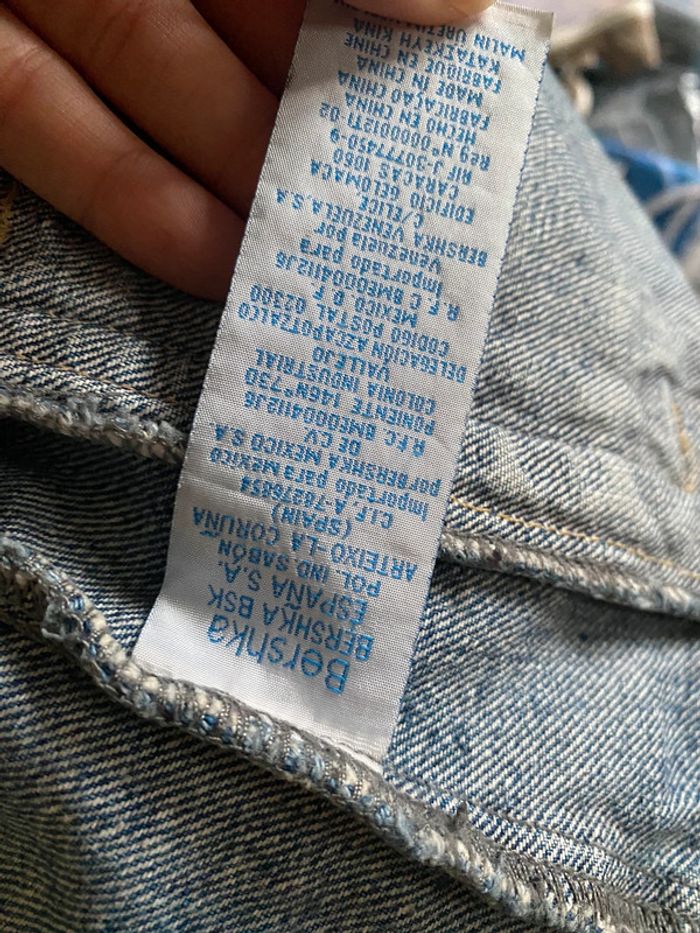 Veste en jeans Bershka Taille L - photo numéro 3