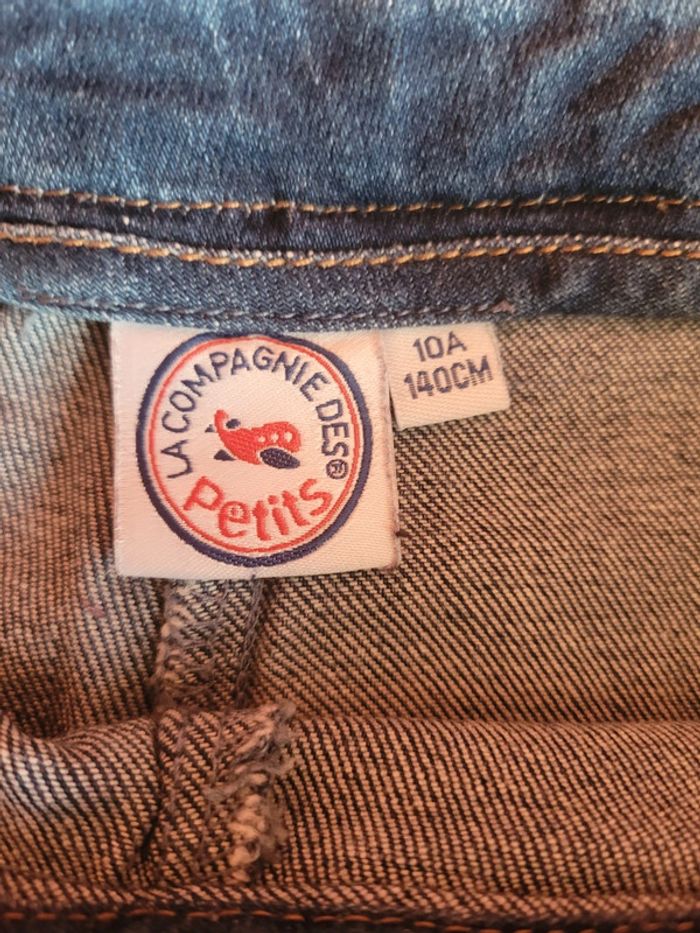 Short jupe en jean et ajustable - photo numéro 6