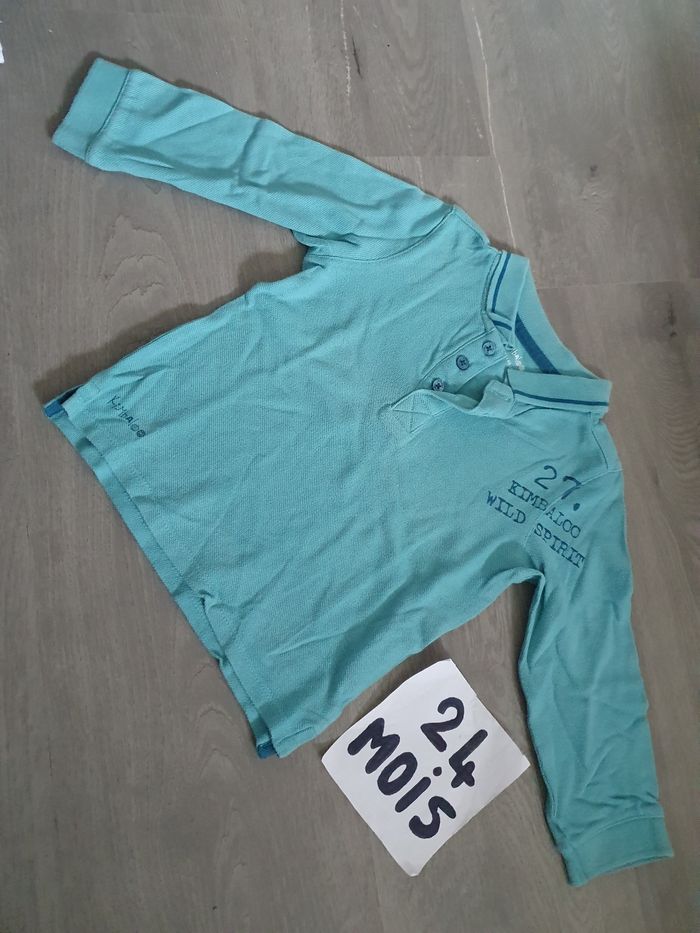 Maillot t-shirt polo 24mois garçon