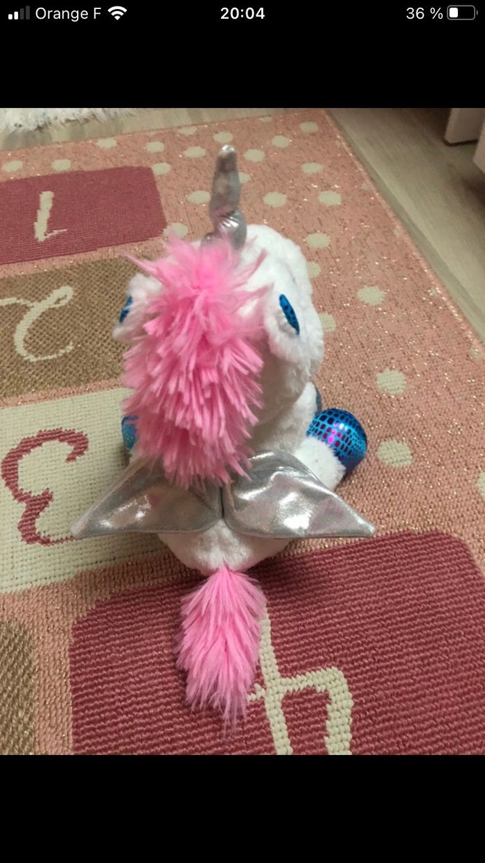 Peluche licorne - photo numéro 2
