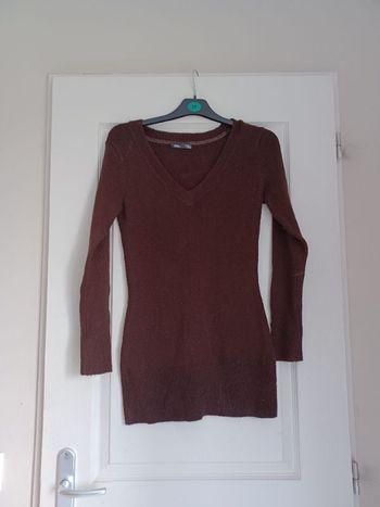 Robe en laine pull long