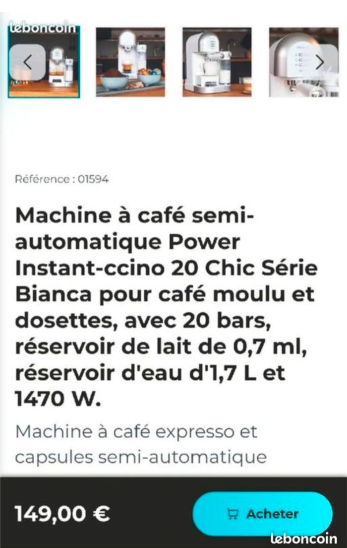 Machine à café semi-automatique - photo numéro 4