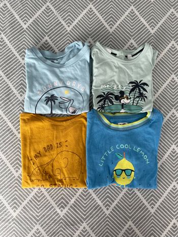 Lot de 3 t-shirts + 1 débardeur 24 mois