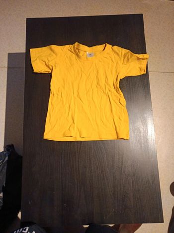 Tee shirts b&c jaune