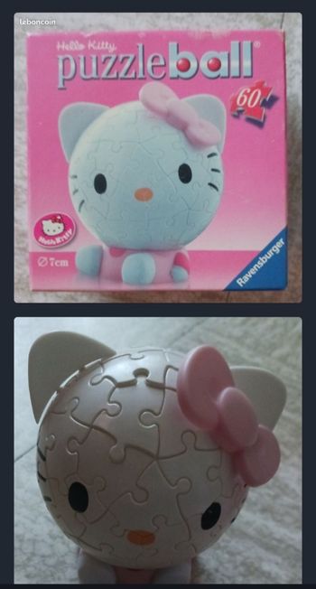Hello Kitty, puzzle ball, 60 pièces