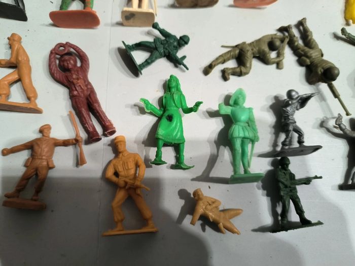 Figurine vintage lot divers soldats - photo numéro 5