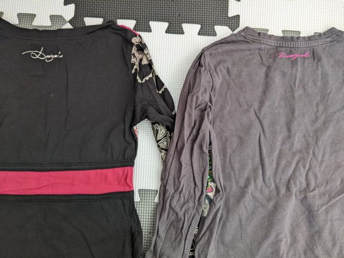 Lot de 2 TS manches longues Desigual 9/10 ans - photo numéro 4