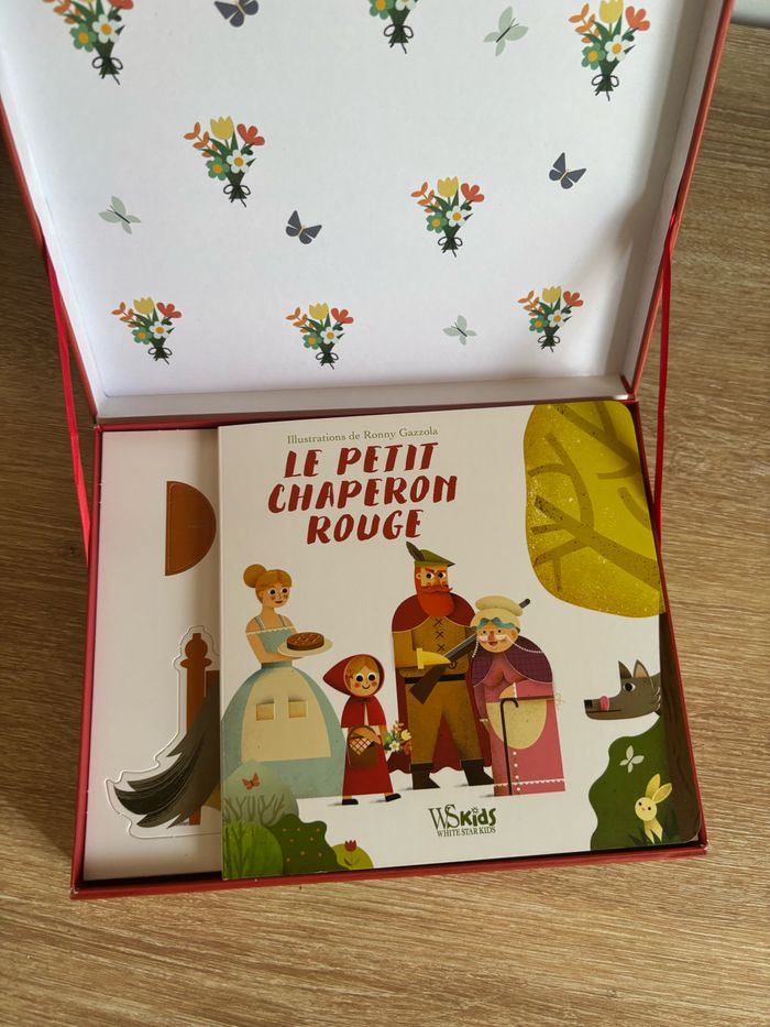 Coffret livre maquette le petit chaperon rouge - photo numéro 2