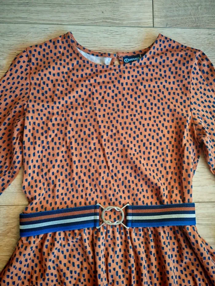 Robe imprimée avec ceinture JBC - photo numéro 2