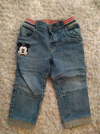 Jean Disney H&M Mickey 12-18 mois 86 cm