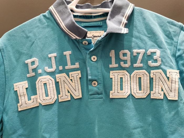 Polo Pepe Jeans homme turquoise - photo numéro 2