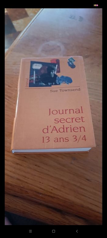 Livre journal secret d'Adrien 13 ans 3/4