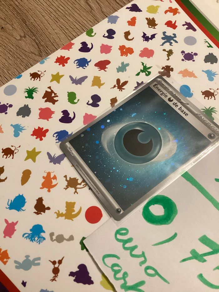 carte Pokémon énergie de base brillante ombre obscur SVE fr 007 EV3.5 collection 151 FR neuf - photo numéro 3