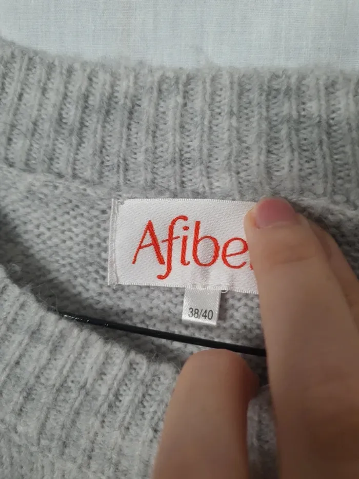 Robe pull grise - photo numéro 3