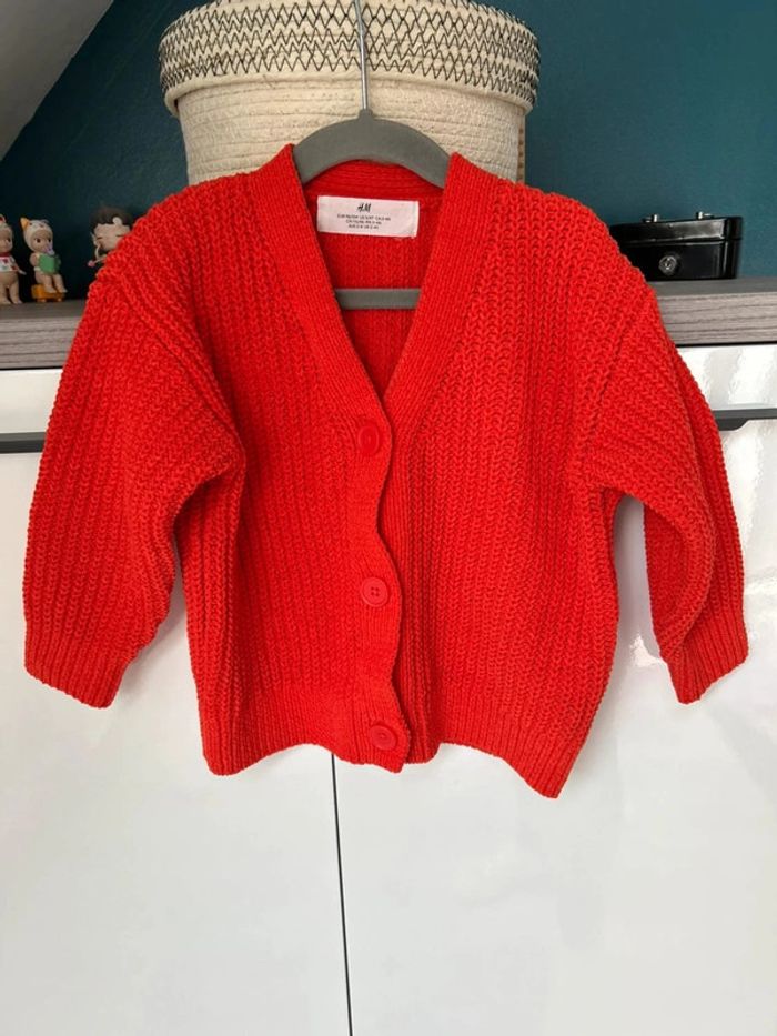 Gilet maille - H&M - 4 ans